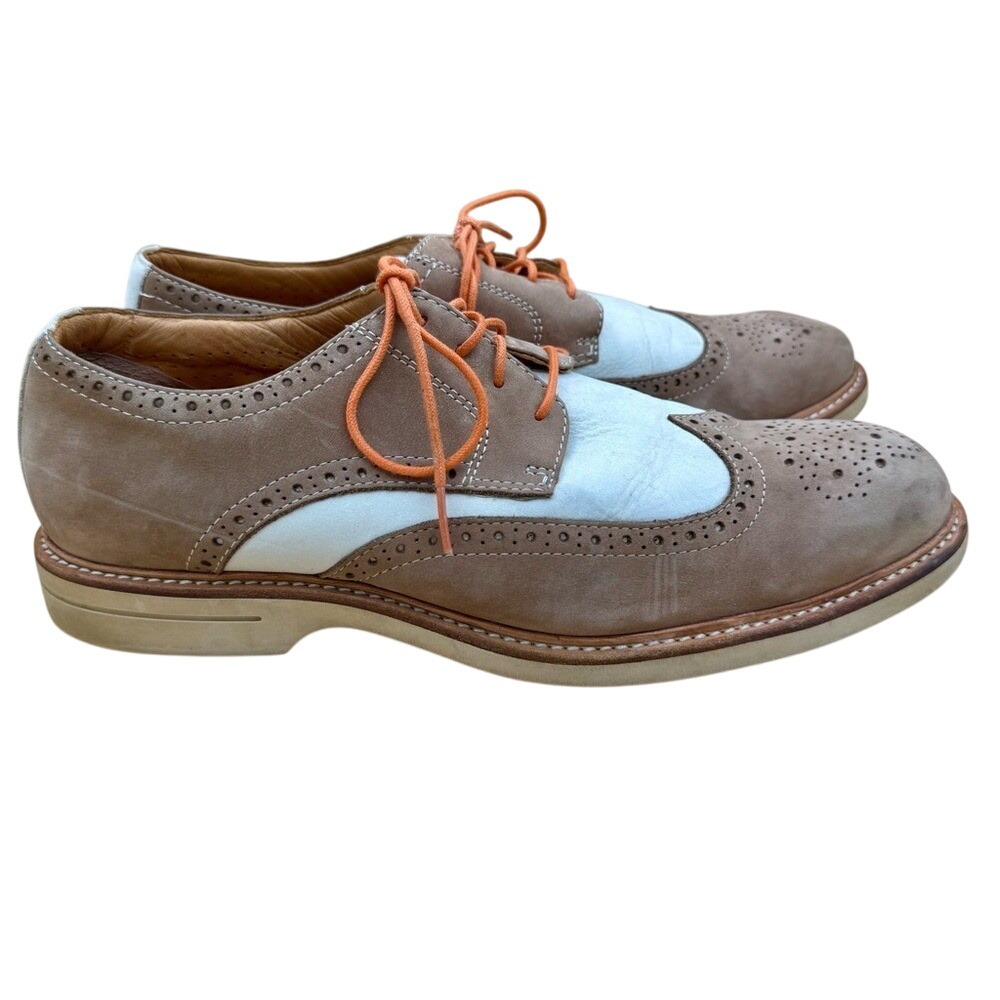 SPERRY Topsider Gold Cup Wingtip Oxford Shoes, Nubuk, Men's 12, VGUC